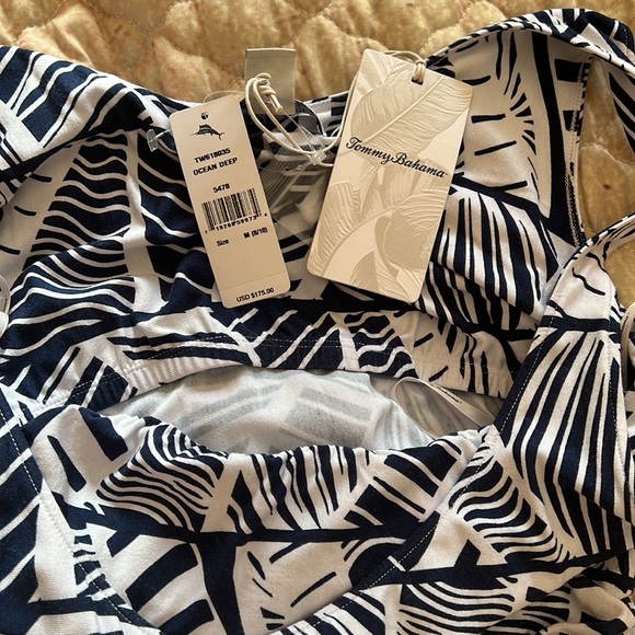 Awesome maxi dress. Medium. Navy n white. - Picture 5 of 6